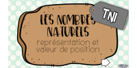 Nombres naturels - Représentation et valeur de position